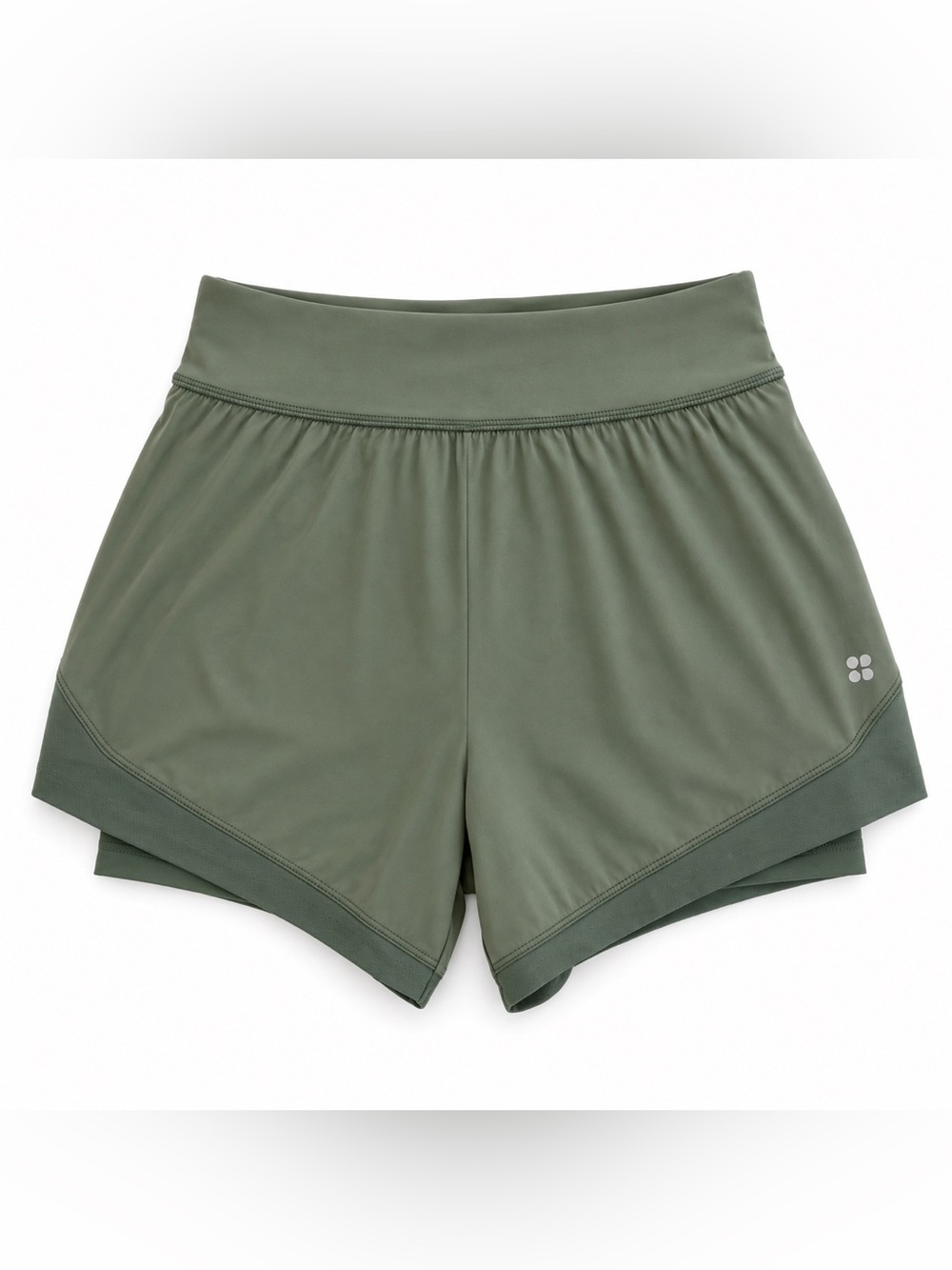 Women's Sweaty Betty’s Olive High-Waist Active Shorts size xs
